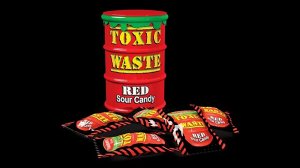 Конфеты Toxic waste Red Sour Candy (красная)