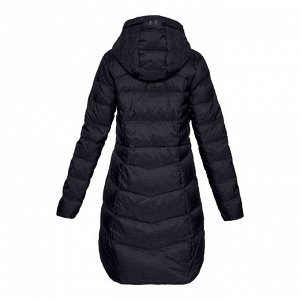 Пуховик женский Модель: Down Sweater Parka- WARM Black / / Charcoal Бренд: Un*der Arm*our