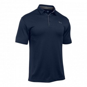 Рубашка поло мужская Модель: Tech Polo Midnight Navy / Graphite / Graphite Бренд: Un*der Arm*our