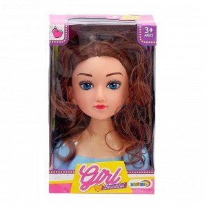 Кукла-манекен для создания причёсок «Виктория» с аксессуарами, МИКС