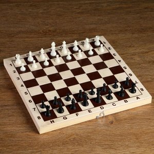 Шахматные фигуры, пластик, король h-4.2 см, пешка h-2 см