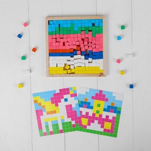 Мозаика. Цветные кубики «Мир девчонок»