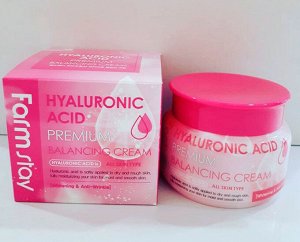 FarmStay Premium Hyalluronic Acid Balancing Cream Крем для лица "Гиалуроновая кислота", 100г