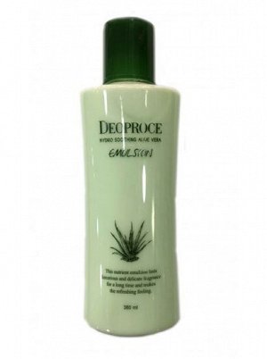 DEOPROCE 380мл Hydro Soothing Aloe Vera Emulsion Эмульсия для лица "Алоэ вера" /№1363