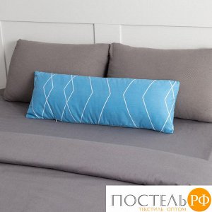 Подушка декоративная Этель «Квандонг» 30?80 ± 3 см, цвет голубой, сатин, 100% хлопок