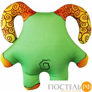 Игрушка «Баран» (Аи02жив16, 34х30, Зеленый, Кристалл, Микрогранулы полистирола)