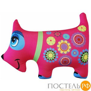 Игрушка «Собака» (Аи02жив11, 37х27, Розовый, Кристалл, Микрогранулы полистирола)