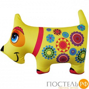 Игрушка «Собака» (Аи02жив09, 37х27, Желтый, Кристалл, Микрогранулы полистирола)