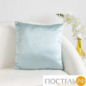 Декоративная подушка «Этель» 40?40 см Дамаск BLUE CLOUD SOLID, 100% п/э