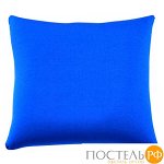 Подушка игрушка «Релакс» (Ап01рел07, 40х40, Голубой, Кристалл, Микрогранулы полистирола)