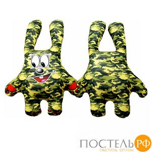 Игрушка «Заяц» (Аи10заяц05, 38х26, Зеленый, Кристалл, Микрогранулы полистирола)