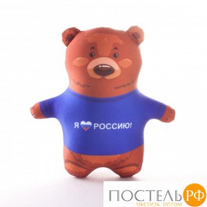 Игрушка «Русские Медведи» (T2423C1901B005BR, 24х23, Мальчик, Коричневый, Бифлекс, Микрогранулы полистирола)