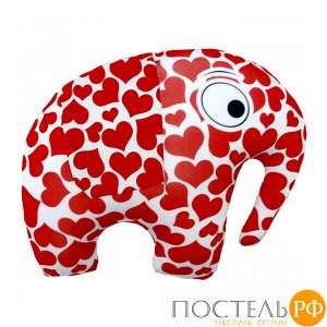 Игрушка «Слон» (Аи11слон01, 33х28, Красный, Кристалл, Микрогранулы полистирола)