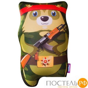 Игрушка «Крошка Енот солдат»  (T3321C1801A806GR, 33х21, Зеленый, Кристалл, Микрогранулы полистирола)