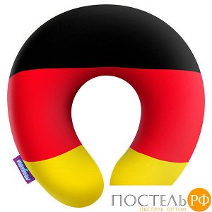 Подушка под шею «Флаги» (H2929C0103B004MK, 29х29, Германия, Разноцветный, Бифлекс, Микрогранулы полистирола)
