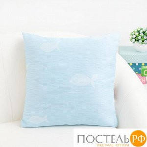 Подушка декоративная Крошка Я «Океан» цвет голубой, 40?40 см, 100% п/э