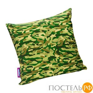 Подушка игрушка «Камуфляж стандарт» (P2929C1701A001GR, 29х29, Зеленый, Кристалл, Микрогранулы полистирола)