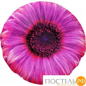 Подушка игрушка «Цветы» (Ап18цве06, 33х33, Фиолетовый, Кристалл, Микрогранулы полистирола)