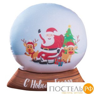 Игрушка «Снежный шар» (T2225C1608A112BU, 22х25, Голубой, Кристалл, Микрогранулы полистирола)