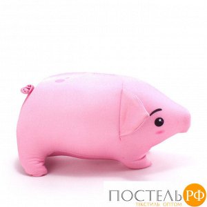 Игрушка «Свинка» (H2513C1805A009PN, 25х13, Малая, Розовый, Кристалл, Микрогранулы полистирола)