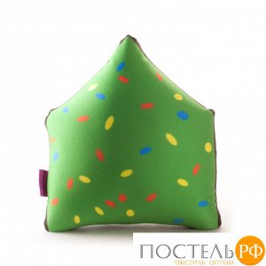 Подушка игрушка «Конверт с посланием» (P2824C1812B130GR, 24х28, Зеленый, Бифлекс, Микрогранулы полистирола)