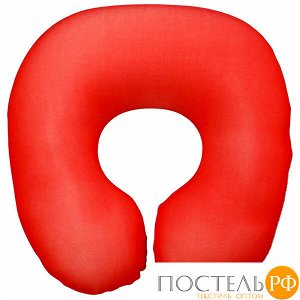 Подушка под шею «Флаг» (Апш05фла03, 35х35, Красный, Кристалл, Микрогранулы полистирола)