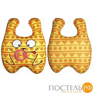 Игрушка «Зайка леденец» (Аи04лед01, 37х32, Оранжевый, Кристалл, Микрогранулы полистирола)