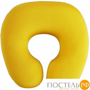 Подушка под шею «Детская» (Апш02дет06, 34х34, Желтый, Кристалл, Микрогранулы полистирола)