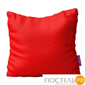 Подушка игрушка «Оле-оле» (P2929C1803A010RD, 29х29, Красный, Кристалл, Микрогранулы полистирола)