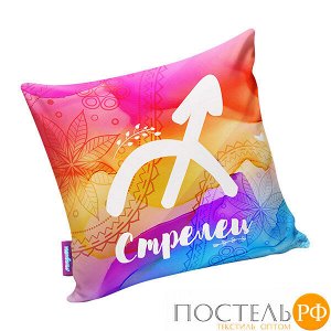 Подушка игрушка «Гороскоп» (P2929C1706A009MC, 29х29, Разноцветный, Кристалл, Микрогранулы полистирола)