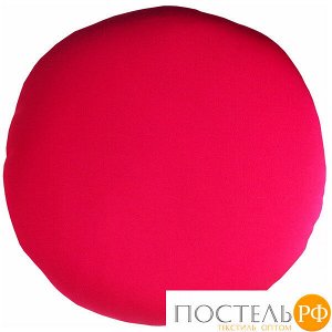 Подушка игрушка «Автознак Круг» (Ап03авз06, 33х33х9, 320, Красный, Кристалл, Микрогранулы полистирола)