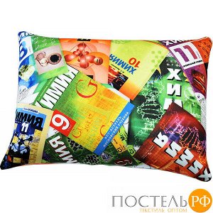 Подушка игрушка «Таблица Менделеева» (Ап16сен02, 35х26, Разноцветный, Кристалл, Микрогранулы полистирола)