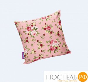 Подушка игрушка «Нежные цветы» (P2929C1701A003PN, 29х29, Розовый, Кристалл, Микрогранулы полистирола)