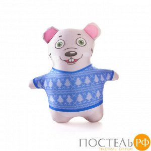 Игрушка «Мышка Сашка» (T2525C3005B001BU, 25x25, Синий, Бифлекс, Микрогранулы полистирола)