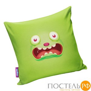 Подушка игрушка «Монстры» (P2929C1608A107GR, 29х29, Зеленый, Кристалл, Микрогранулы полистирола)