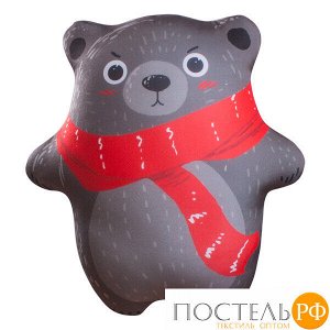 Игрушка «Мишка-топтыжка»  (T2825C1608A110BK, 28х25, Черный, Кристалл, Микрогранулы полистирола)