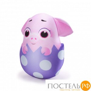 Игрушка «Поросенок Винки» (T3026C0818B007PU, 26х30, Фиолетовый, Бифлекс, Микрогранулы полистирола)