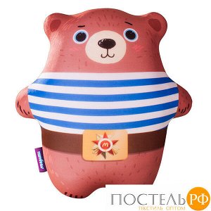 Игрушка «Мишка матрос»  (T2825C1801A801BR, 28х25, Без штанов, Коричневый, Кристалл, Микрогранулы полистирола)