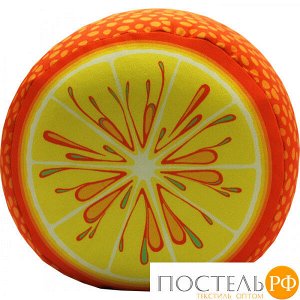 Игрушка валик «Фрукты» (Аи17дол09, 30х16х16, Апельсин, Оранжевый, Кристалл, Микрогранулы полистирола)