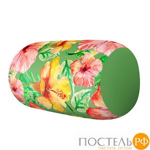 Игрушка валик «Тропические цветы» (R3016C1802A002GR, 30х16х16, Крупный, Зеленый, Кристалл, Микрогранулы полистирола)