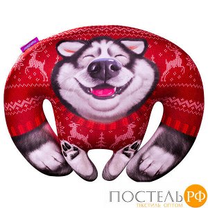 Игрушка «Аляска новогодняя»  (T4031C1708A011BU, 40х31, Красный, Кристалл, Микрогранулы полистирола)