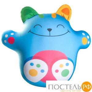 Игрушка «Волшебный котик» (T3326C1701A001BU, 33х26, Голубой, Кристалл, Микрогранулы полистирола)