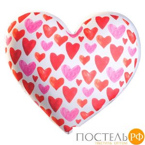 Игрушка «Сердце 3D Сердечки Small» (T2825C1701A105WH, 28х25х10, Белый, Кристалл, Микрогранулы полистирола)