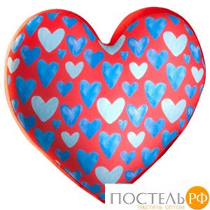 Игрушка «Сердце 3D Сердечки Small» (T2825C1701A105RD, 28х25х10, Красный, Кристалл, Микрогранулы полистирола)