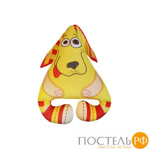 Игрушка «Собака ушастик» (АБ000040, 27х36, Желтый, Кристалл, Микрогранулы полистирола)