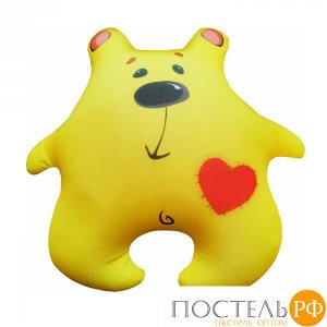 Игрушка «Медведь милашка» (АБ000049, 29х29, Желтый, Кристалл, Микрогранулы полистирола)