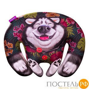 Игрушка «Аляска в отпуске» (T4031C1708A010BK, 40х31, Черный, Кристалл, Микрогранулы полистирола)