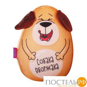 Игрушка «Собака с эмоциями» (T3021C1708A804OR, 30х21, Оборжака, Оранжевый, Кристалл, Микрогранулы полистирола)