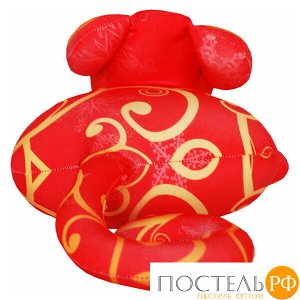 Игрушка «Мартышка с лапками» (Аи21обе03, 38х21, Красный, Кристалл, Микрогранулы полистирола)