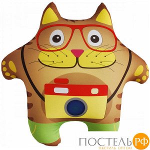 Игрушка «Кот профи» (Аи05кот30, 35х35, Оранжевый, Кристалл, Микрогранулы полистирола)